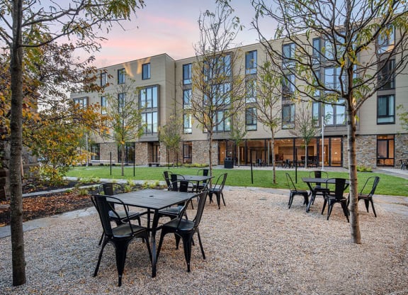 Outdoor Living Spaces at Saint James Place, Cambridge, MA 02140
